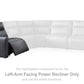 ModZ Power Reclining Sectional Loveseat