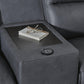 ModZ Power Reclining Sectional with Audio Console
