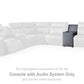 ModZ Power Reclining Sectional with Audio Consoles