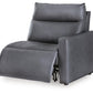 ModZ Power Reclining Sectional Loveseat with Audio Console