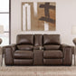 Alessandro Power Reclining Loveseat with Console
