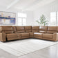 DeepWakes Reclining Sectional with Storage Console