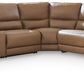 DeepWakes Reclining Sectional with Storage Console