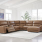 DeepWakes Power Reclining Sectional with Chaise