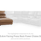 DeepWakes Power Reclining Sectional with Chaise