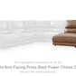 DeepWakes Power Reclining Sectional with Chaise