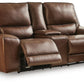 DeepWakes Power Reclining Loveseat with Console