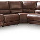 DeepWakes Reclining Sectional with Storage Console