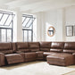 DeepWakes Power Reclining Sectional with Chaise