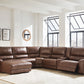 DeepWakes Power Reclining Sectional with Chaise
