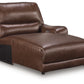DeepWakes Power Reclining Sectional with Chaise