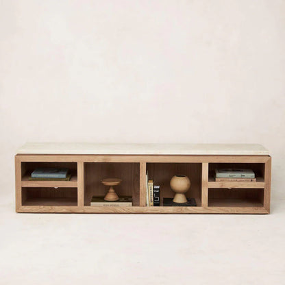 White Oak Media Console (Retail $3450)