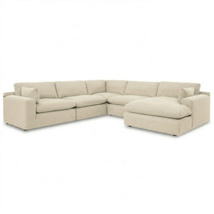 Elyza 5-Piece Sectional with RAF Chaise