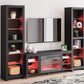 Cayberry Entertainment Center with Electric Fireplace