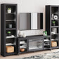 Cayberry Entertainment Center with Electric Fireplace
