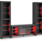 Cayberry Entertainment Center with Electric Fireplace