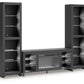 Cayberry Entertainment Center with Electric Fireplace