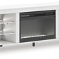 Brollevi 60" TV Stand with Electric Fireplace