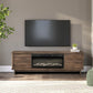 Zadilyn 72" TV Stand with Electric Fireplace