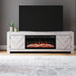 Cayboni 71" TV Stand with Electric Fireplace