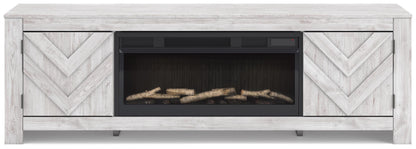 Cayboni 71" TV Stand with Electric Fireplace