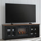 Wildenauer 76" TV Stand with Electric Fireplace