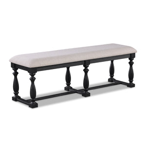 Regent Bench Charcoal Black