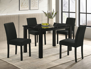 Resia Dining Table-Black