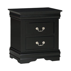 Louis Philip Nightstand Black
