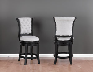 Granville Swivel Pub Stool Dove Knockdown