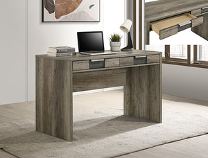 Rangley Writing Desk-Grey/Brown