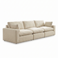 Siena 3-Piece Linen Modular Sofa