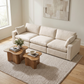 Siena 3-Piece Linen Modular Sofa
