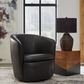 Kierreys Leather Swivel Chair