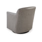 Bradney Leather Swivel Accent Chair
