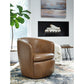 Kierreys Leather Swivel Chair