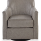 Bradney Leather Swivel Accent Chair