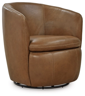 Kierreys Leather Swivel Chair