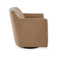 Bradney Leather Swivel Accent Chair