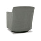 Bradney Leather Swivel Accent Chair