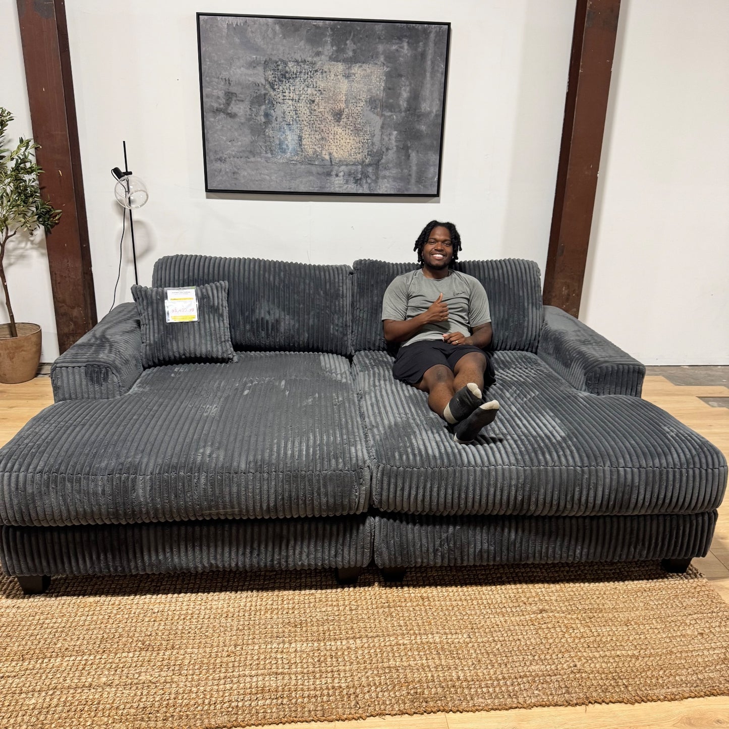 Giant Double Chaise 🚛 Delivery Available