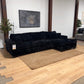Viral Fluffy Modular 3 Piece Sectional Sofa