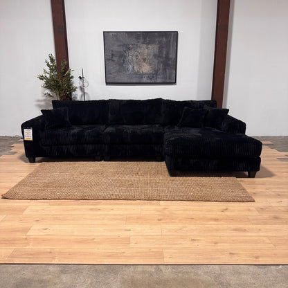 Oversized 3-Piece Modular Sectional with Chaise