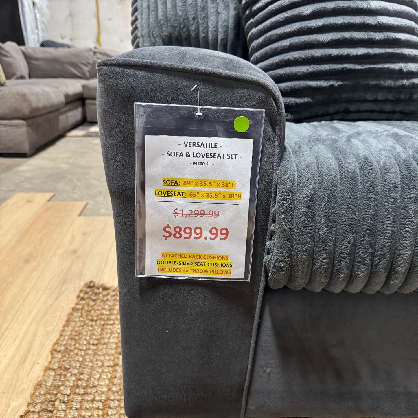 Sofa and Love Seat Set🚛 Delivery Available