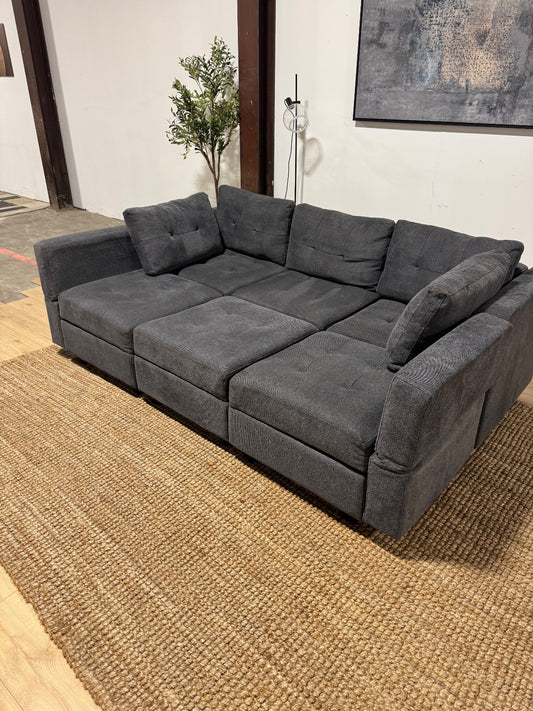 6pc Modular Sectional Sectional Sofa 🚛 Same Day Delivery