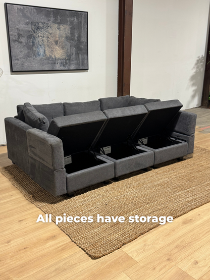 6pc Modular Sectional Sectional Sofa 🚛 Same Day Delivery