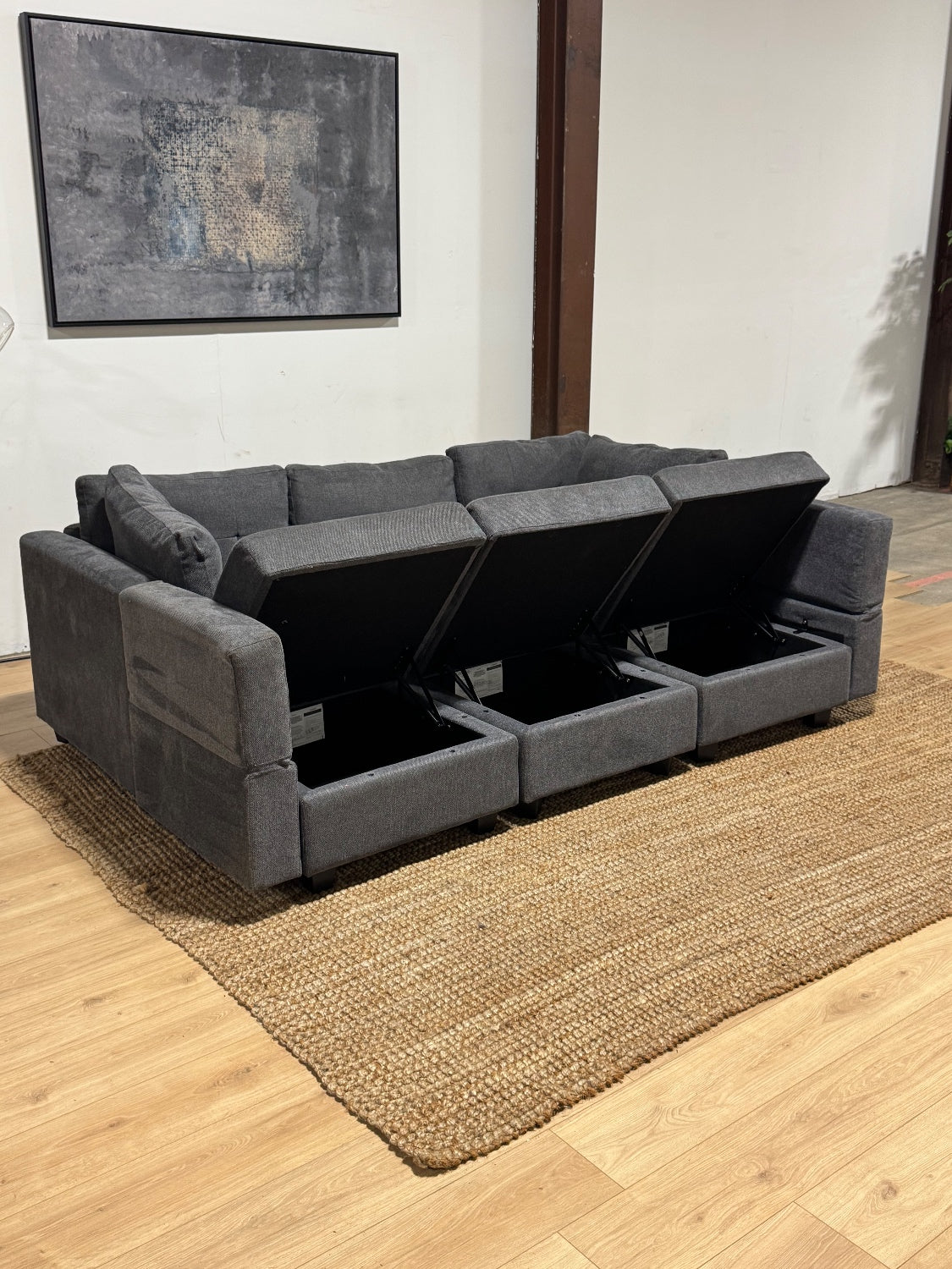6pc Modular Sectional Sectional Sofa 🚛 Same Day Delivery