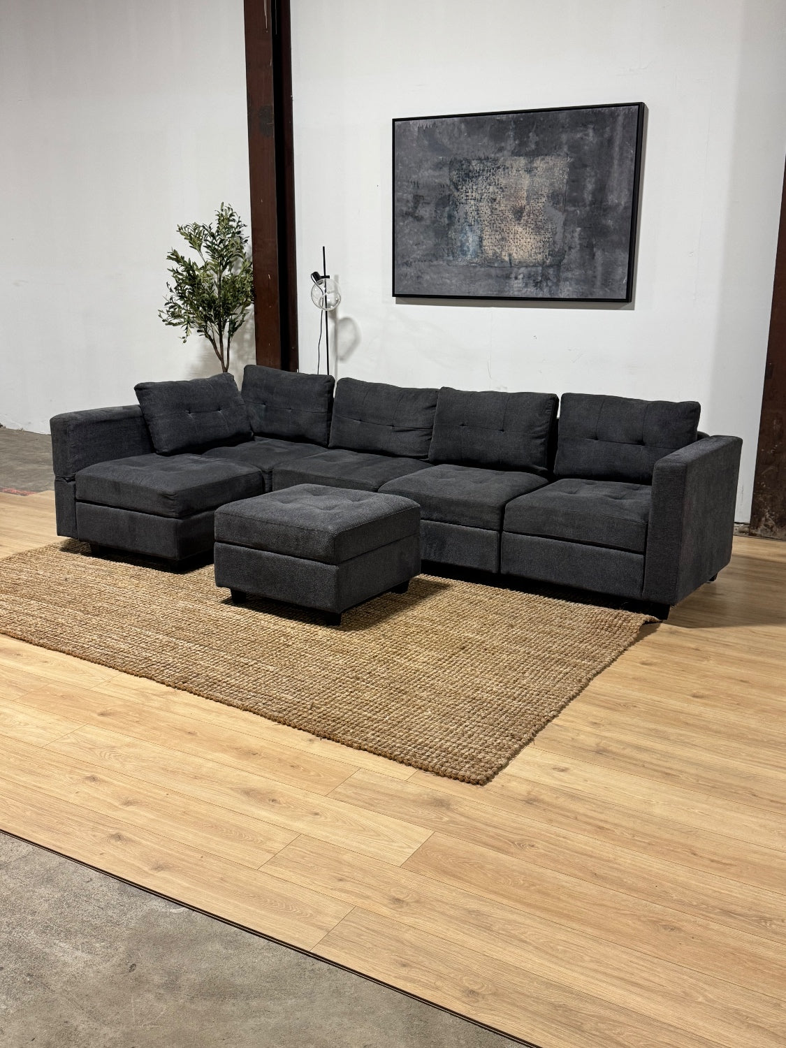 6pc Modular Sectional Sectional Sofa 🚛 Same Day Delivery
