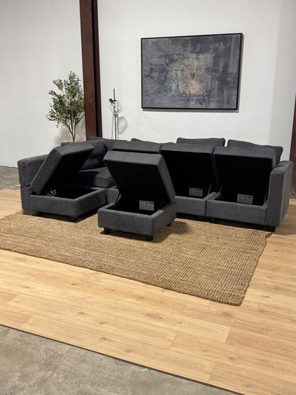 6pc Modular Sectional Sectional Sofa 🚛 Same Day Delivery