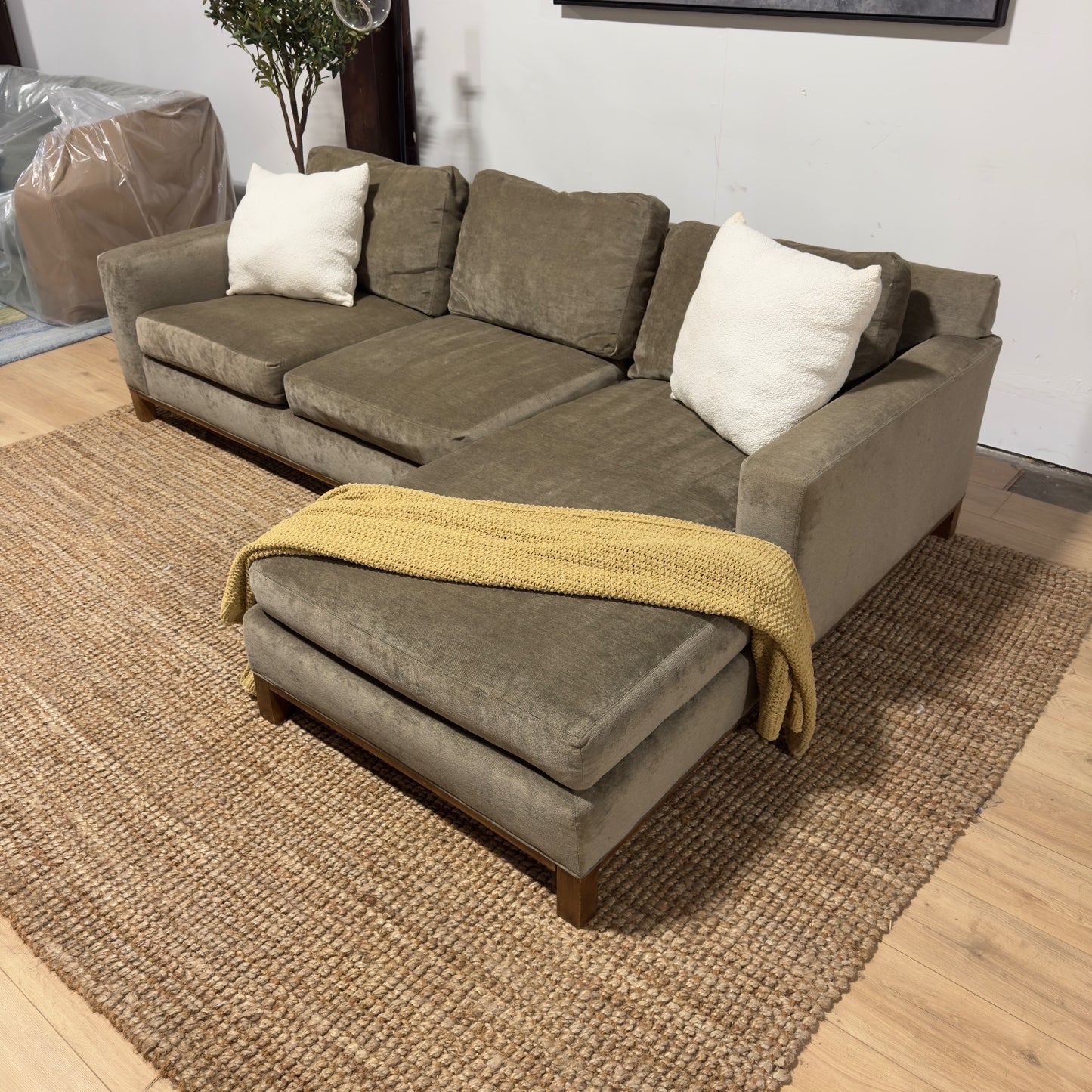 Down Filled Sectional Sofa 🚛 Same Day Delivery